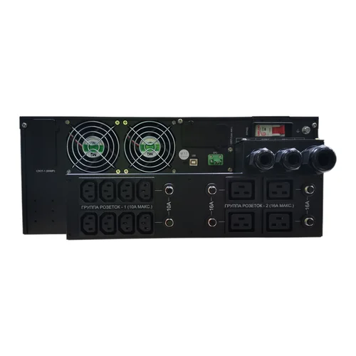 Источник бесперебойного питания онлайн SNR INTELLIGENT 6кВА/6кВт, 1ф:1ф, 192В(DC) (16x9Ач) Источник бесперебойного питания онлайн SNR INTELLIGENT 6кВА/6кВт, 1ф:1ф, 192В(DC) (16x9Ач)